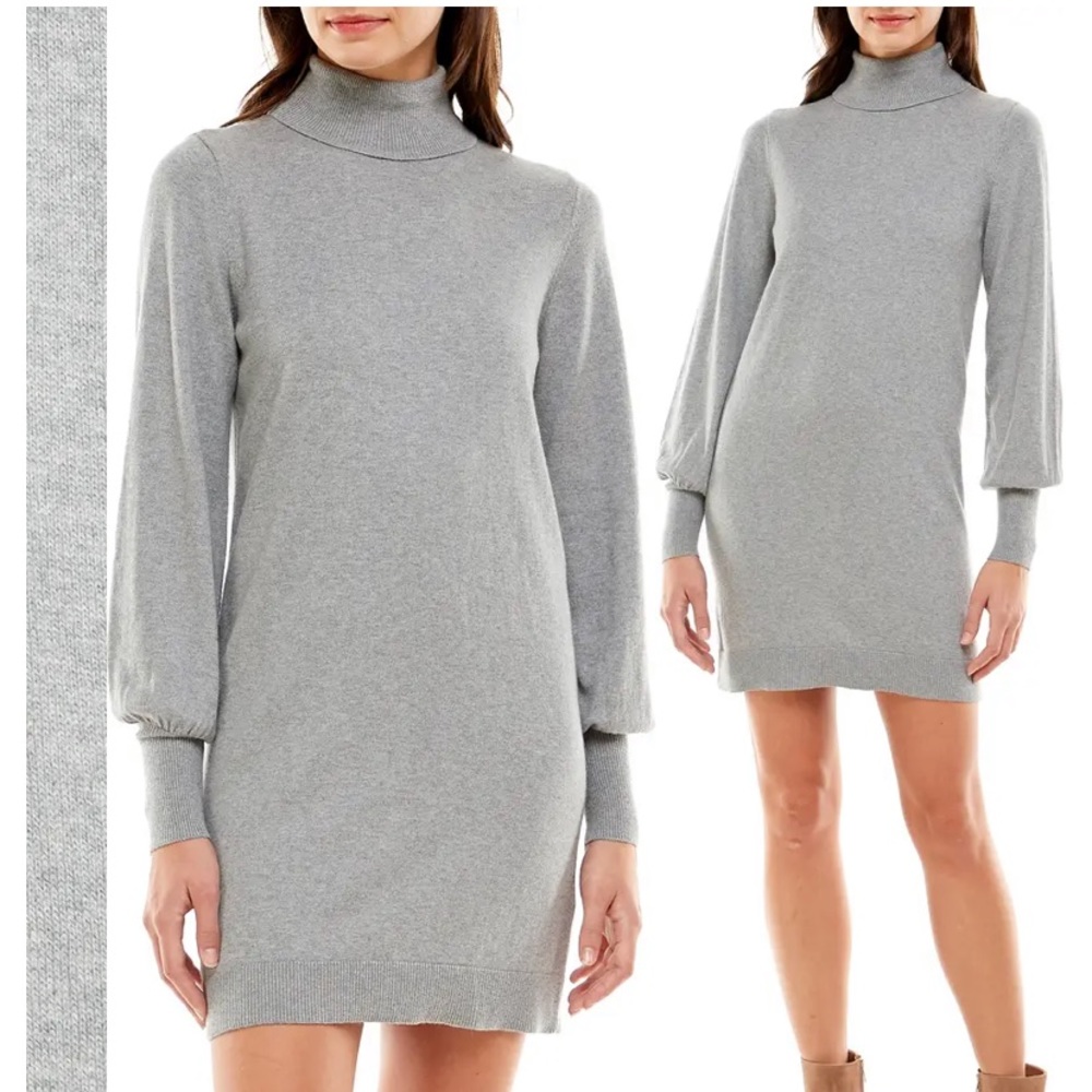 Nordstrom WAYF Morela Long Sleeve Turtleneck Sweater Dress
WAYF